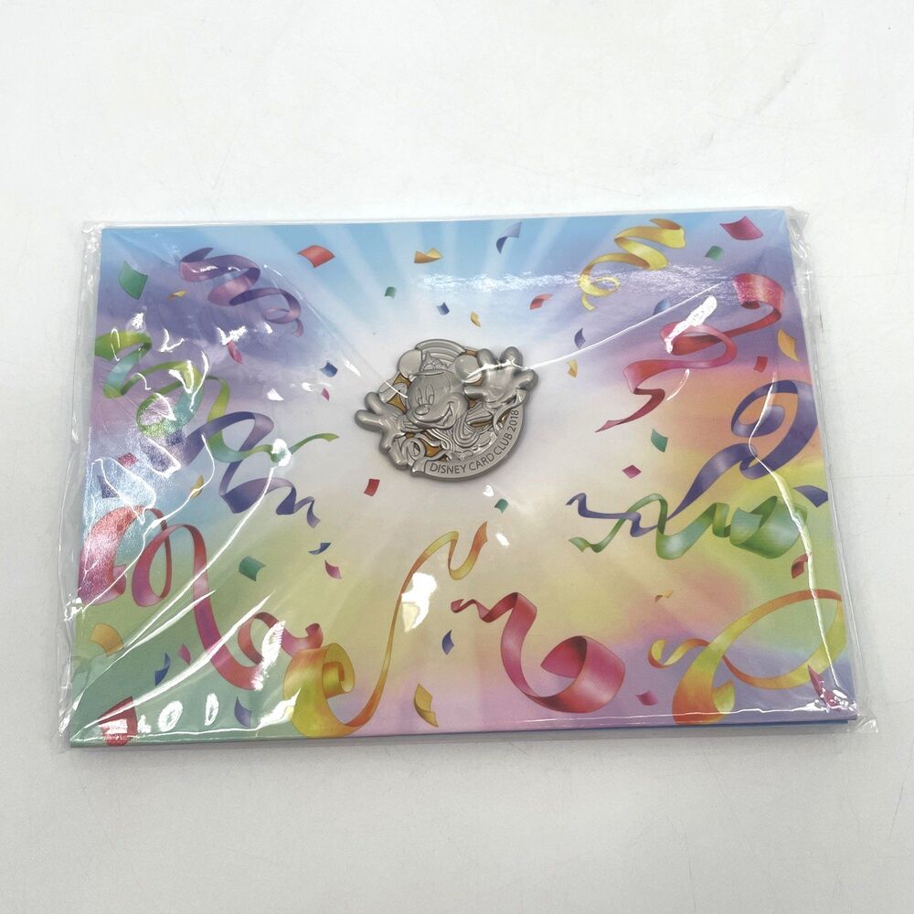 Disney Mickey Disney Card Club 2018 Pin JCB Card Member Silver Tone Limited New